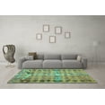thumbnail image 3 of Ahgly Company Indoor Rectangle Oriental Turquoise Blue Traditional Area Rugs, 7' x 10', 3 of 4