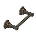 thumbnail image 2 of Moen Ashville Mediterranean Bronze Pivoting Paper Holder, Wall Mount Traditional Toilet Roll Holder, DN7908BRB, 2 of 4