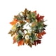 thumbnail image 1 of Corona de otoño CZ TRADE Decoración de puerta de Acción de Gracias hoja de arce 9,8 pulgadas, 1 of 9