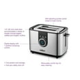 thumbnail image 3 of Salton 2 Slice Stainless Steel Digital Toaster, ET2075, 3 of 5