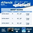 thumbnail image 6 of Attends Care Advanced Adult Incontinence Brief M Heavy Absorbency Breathable, DDP20, 96 Ct, 6 of 10