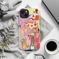 thumbnail image 6 of Whimsical Curious Monkey Collage Phone Case, Retro Farm and Jungle Cartoon Design, Fun Artistic iPhone Cover for iPhone 17 16 15 14 13 12 11 Pro Plus Mini, 6 of 6