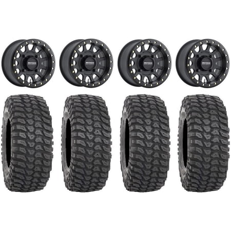 Method 401 Bdlk 15 Wheels Bk 5+1 33 XCR350 Tires Can-Am Commander Maverick Renegade Outlander Defender Method 401 Bdlk 15 Wheels Bk 5+1 33 XCR350 Tires Can-Am Commander Maverick Renegade Outlander Defender