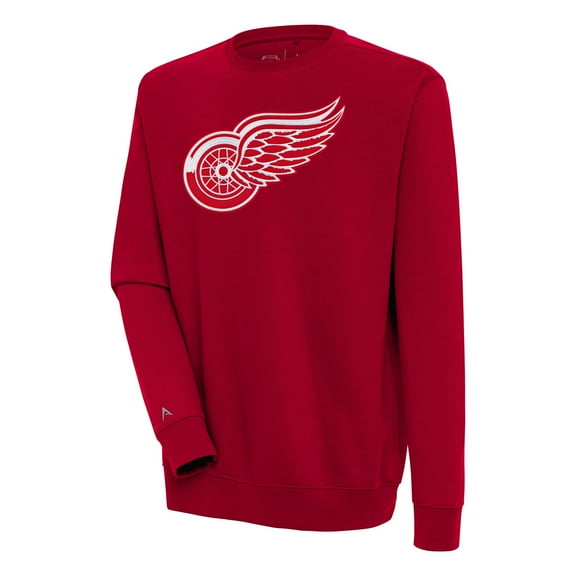 Men's Antigua  Red Detroit Red Wings Victory Pullover Sweatshirt