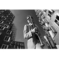 thumbnail image 2 of Jovancevic, Dragan 24x17 Gold Ornate Wood Framed with Double Matting Museum Art Print Titled - Dr.Sax Is In Town, 2 of 4