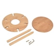 thumbnail image 2 of Soporte de madera para almacenamiento de vino, soporte de bambú para copas de vino, soporte de bambú para copas de vino, soporte de madera para botellas de vino, aspecto llamativo Jadeshay A, 2 of 8