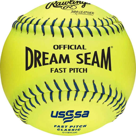 Rawlings USSSA  11 inch Dream Seam High Density Core Leather Softballs