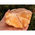 thumbnail image 2 of GAF TREASURES Extra Large Orange Calcite Rough Natural Stones, Raw Calcite Orange Crystals (2-3 Pounds), 2 of 4