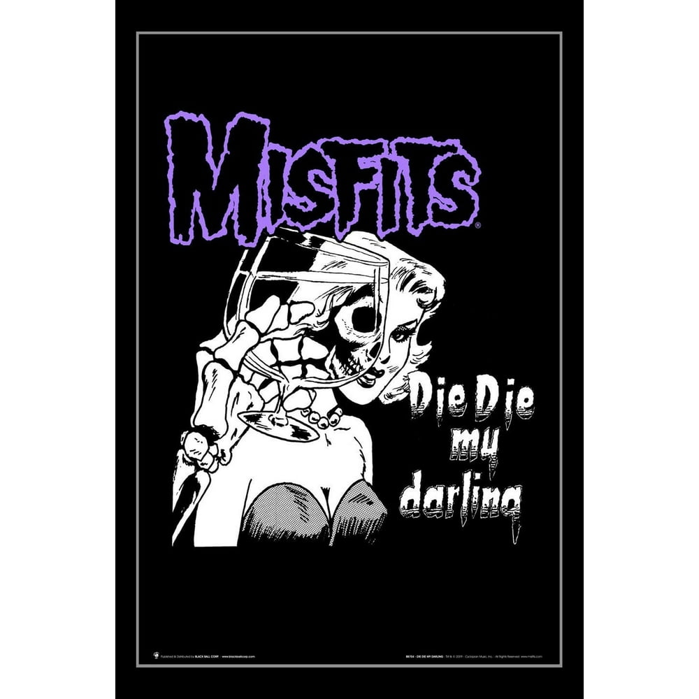 Misfits Die Die Die Die My Darling Poster Print - Walmart.com - Walmart.com