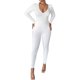 thumbnail image 1 of Pantalones Mono de manga larga con capucha Trajes de una pieza para mujer Ropa de fiesta delgada para discoteca Kuymtek Blanco T L para Mujer, 1 of 8