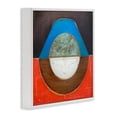 thumbnail image 2 of Stupell Industries Round Rustic Symmetry White Framed Giclee Art, design by Matthew Finger, 2 of 9