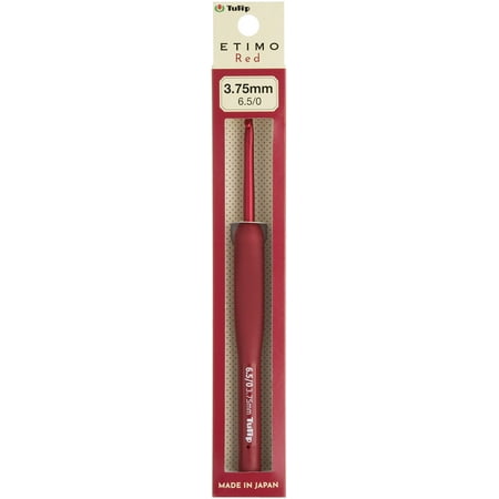 UPC: 0846550017859 | Tulip Etimo Red Crochet Hook W/Cushion Grip-3.75mm