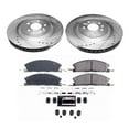 thumbnail image 3 of PowerStop Front Z36 Truck & Tow Carbon-Fiber Ceramic Brake Pad and Drilled and Slotted Rotor Kit Fits: FORD LINCOLN Select Models K6374-36, 3 of 9