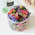 thumbnail image 3 of 1000 Baby Girls Hair Ties Thin Small Soft Elastic Bands for Toddlers and Gentle No Damage Hair Accessories, 3 of 4
