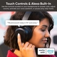 thumbnail image 3 of Restored Wyze Hybrid Active Noise Cancelling Headphones, Wireless Bluetooth Over Ear - 40dB ANC, 20H Playback, 𝐀𝐥𝐞𝐱𝐚 𝐁𝐮𝐢𝐥𝐭-𝐈𝐧,Foldable Comfort for Travel Office, 3 of 7