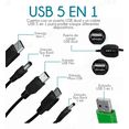 thumbnail image 2 of Panel Solar Cargador Portatil 3w Celular Usb Xtellar negro, 2 of 4
