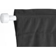 thumbnail image 4 of Modern Dutch Velvet Solid Color Blackout Curtains For Living Room And Dedroom Blackout Curtains 2 pcs, Black, W42 x L63 Inch, 4 of 5