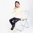 thumbnail image 4 of BULLPIANO Toddler Girl Leggings Winter Thick Leggings Fleece Lined Warm Kids Leggings Pants 3-13 Years, 4 of 9