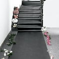 thumbnail image 2 of BalsaCircle 50 Feet Black Glittered Aisle Runner Engagement Bridal Shower Decorations, 2 of 8