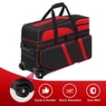 thumbnail image 4 of Roller de bolos Aleemin de 3 bolas con ruedas y compartimento para zapatos, 4 of 7