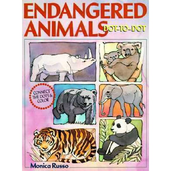 Pre-Owned Endangered Animals Dot-To-Dot (Paperback) 0806905204 9780806905204