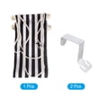 thumbnail image 3 of Uxcell Foot Hammock Under Desk, Adjustable Foot Rest Sling with Hooks Portable Desk Footrest, Black White Style 1, 3 of 6