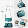 thumbnail image 4 of Crossbody for Samsung Galaxy A37 A57 Case Wallet【RFID Blocking】with 10-Card Holder Zipper Bills Slot, Soft PU Leather Magnetic Flip Wristlet Shoulder Strap Wallet Case for Women, 4 of 13