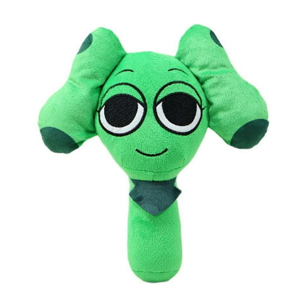 Sprunki Plush Doll, 9.84 Inch New Sprunki Dolls for 2025, Soft and Huggable Game Characters, The Ideal and Adorable Companion for Any Occasion (Green)