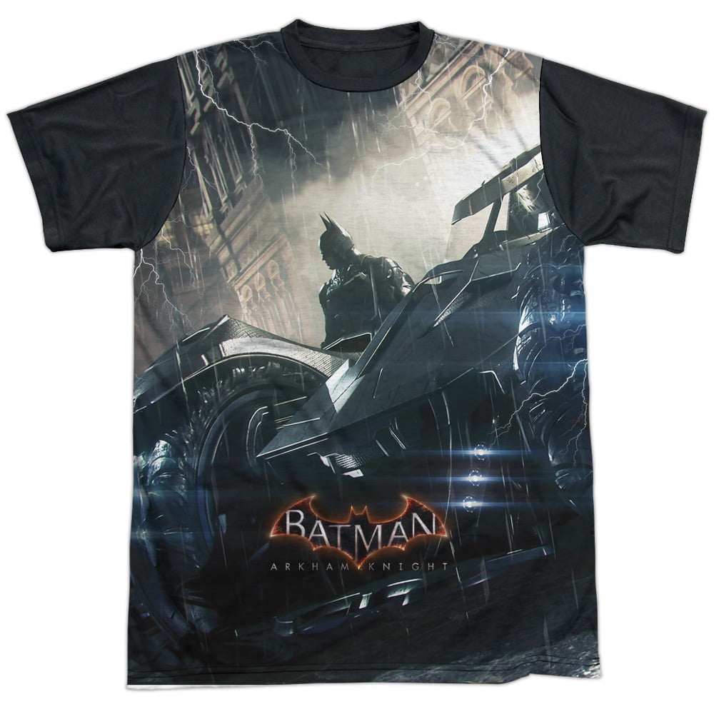 Knight Sublimated Arkham The Into Shirt Halloween Unisex Night Costume Batman T Adult
