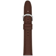 20MM Unisex Brown Genuine Leather Textured Replacement Watch Band (FMDBA011)