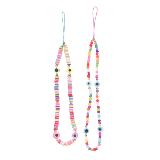Colgantes personalizados para teléfono móvil, correas delicadas para colgar, cordones para teléfono, 2 uds.