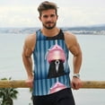 thumbnail image 5 of Rocae Dog in Hairdresser for Men's Workout Tank Top Men's Running Tank Top Dry Fit Athletic Workout Tank TopsSmall, 5 of 9