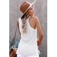 thumbnail image 3 of Women's White Keyhole Knit Tank Top, 3 of 25