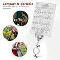 thumbnail image 3 of Shisuyan Clarinet Music Holder Clarinet Music Sheet Clip Secure Hold Iron Oboe Lyre Instruments Accessory, 3 of 9