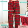 Daresay Women's 3-Pack Flannel Pajama Pants, Soft & Comfy Plaid Lounge