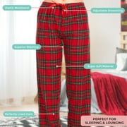 Daresay Womens Flannel Pajama Pants - Set of Pajama Pants for Women, Soft, Comfy, Plaid Pants for Lounge & Sleep, 3-Pack.