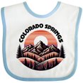thumbnail image 3 of Inktastic Colorado Springs Colorado Mountains Boys or Girls Baby Bib, 3 of 4
