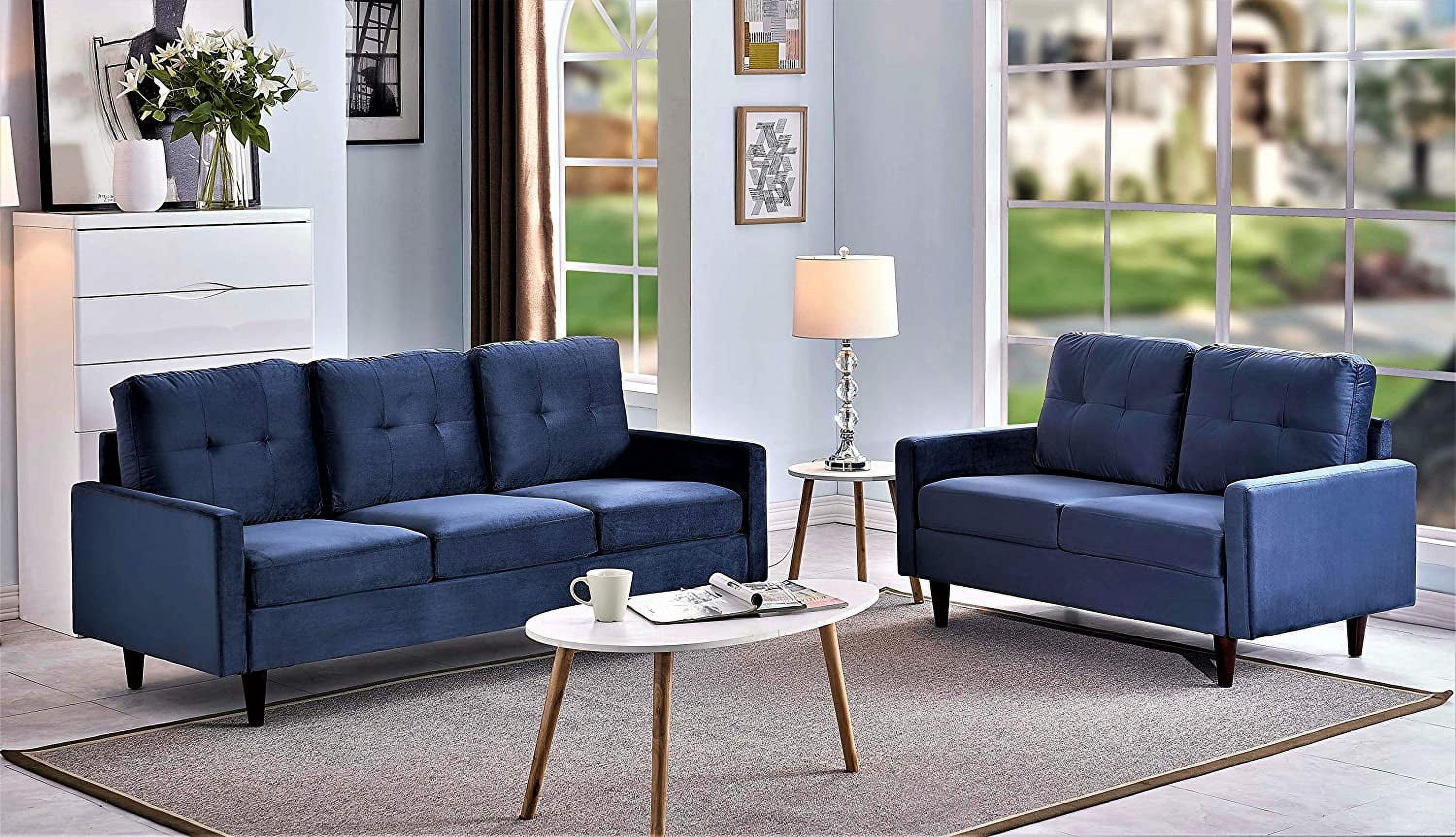 Brothir Velvet Loveseat