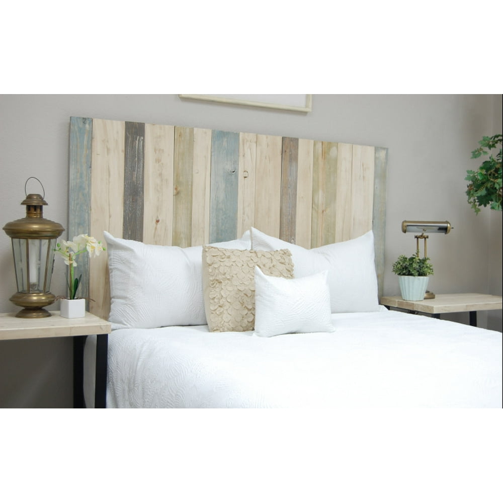 Farmhouse Mix Headboard California King Size, Hanger Style, Handcrafted