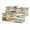 Beige, variant on DECOMOMO 11 Inch Cube Storage Bins with Clear Window, Fabric Storage Cubes, Set of 6, Beige