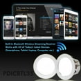 thumbnail image 6 of Pyle PDICBTL35 - 3.5’’ Bluetooth Ceiling / Wall Speaker Kit, 2-Way Aluminum Frame Speakers with Built-in LED Light, 6 of 6