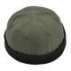 thumbnail image 1 of 2xMen Retro Docker Leon Beanie Cap Pure Cotton Hat Verde Ejército Sunnimix Los hombres gorro, 1 of 6