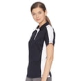 thumbnail image 4 of FeatherLite - Women's Colorblocked Moisture Free Mesh Sport Shirt - 5465, 4 of 5