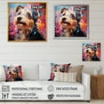 thumbnail image 4 of Designart "Reverie Of The Yorkie Doge IV" Animals Dog Wall Decor, 4 of 7