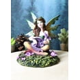 thumbnail image 6 of Ebros Green Gaia Earth Tribal Fairy With Purple Baby Dragon Wyrmling Figurine, 6 of 6