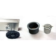 thumbnail image 5 of Novalinea ZA Linear Shower Drain - 30 Inch Brick Pattern - Brushed Stainless Steel - Hair Strainer - Leveling Feet - Threaded Adapter - Sleek and Modern Design, 5 of 7