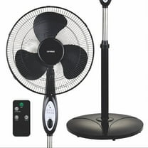 Optimus 16" Oscillating Stand Fan with Remote Control, 2 pack