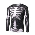 thumbnail image 1 of Camiseta de manga larga GRAJTCIN con estampado 3D de esqueleto, 1 of 3