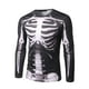 thumbnail image 1 of Camiseta de manga larga GRAJTCIN con estampado 3D de esqueleto, 1 of 3