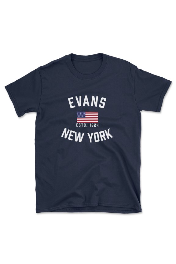 Evans New York Patriot Men's Cotton T-Shirt